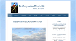 Desktop Screenshot of firstchurchofharwich.org