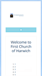 Mobile Screenshot of firstchurchofharwich.org
